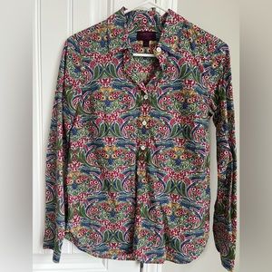 J Crew x Liberty popover top